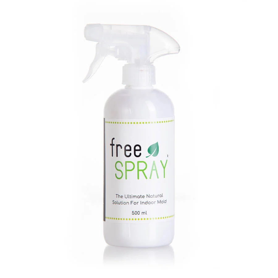 Free Spray bottle - natural mold remover and air purifier for safe home use