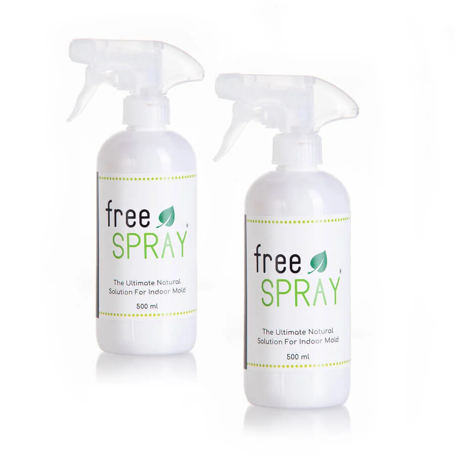 Free Spray bottle - natural mold remover and air purifier for safe home use